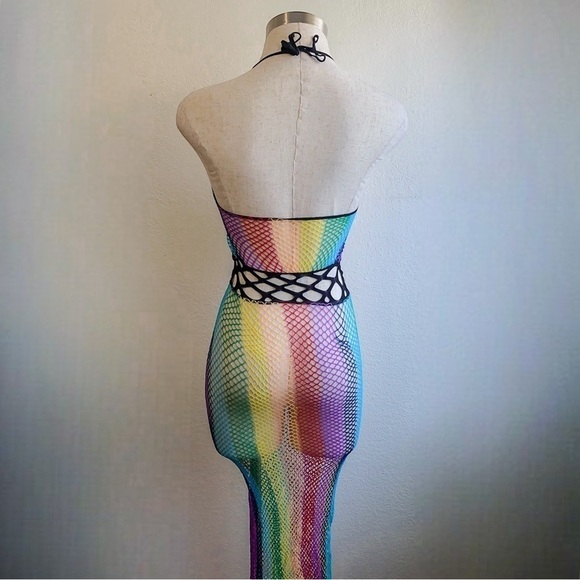 Rainbow Bodycon midi dress - Picture 5 of 5